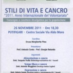 STILI DI VITA E CANCRO